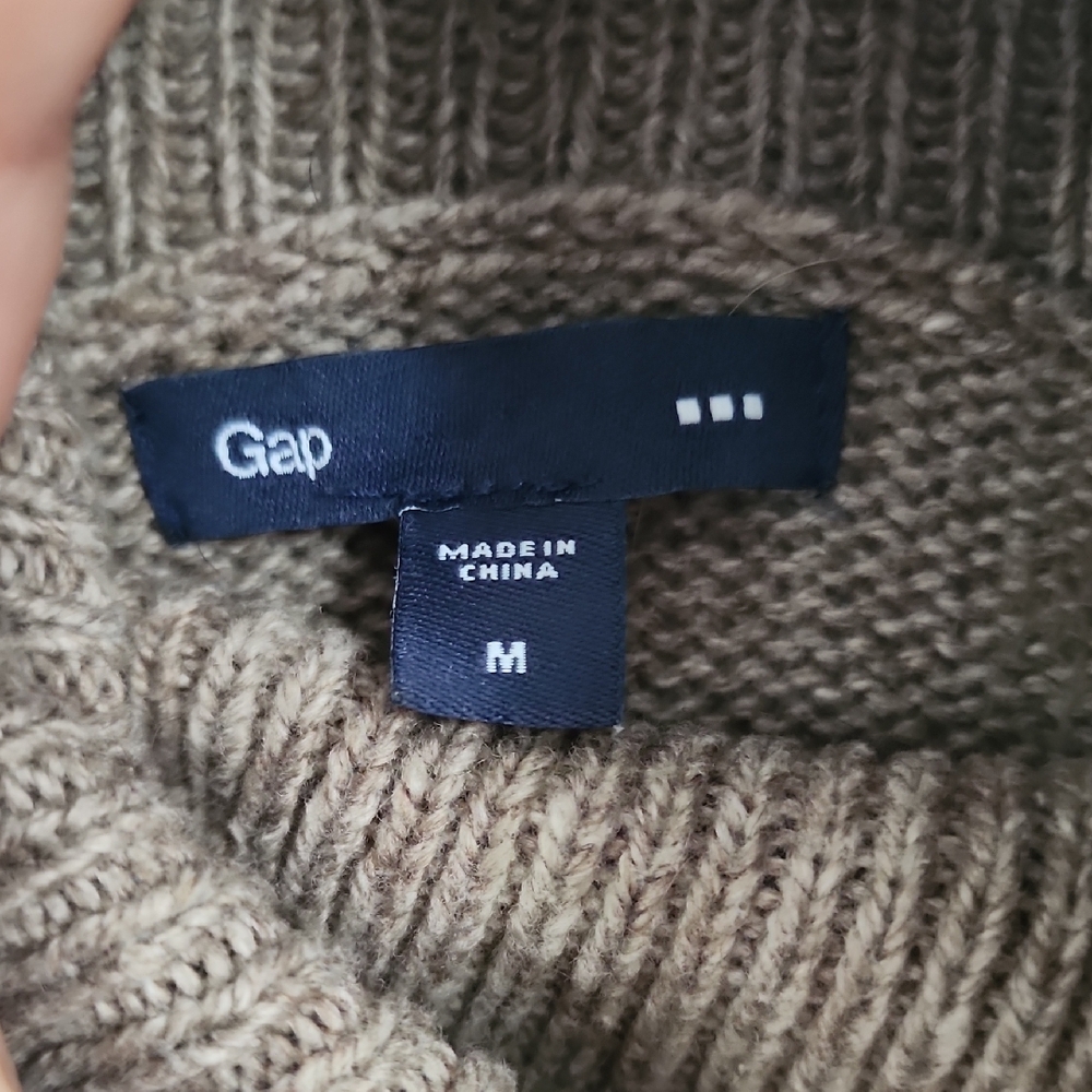 GAP Brown Cowl Neck Sweater - Picture 2 of 4
